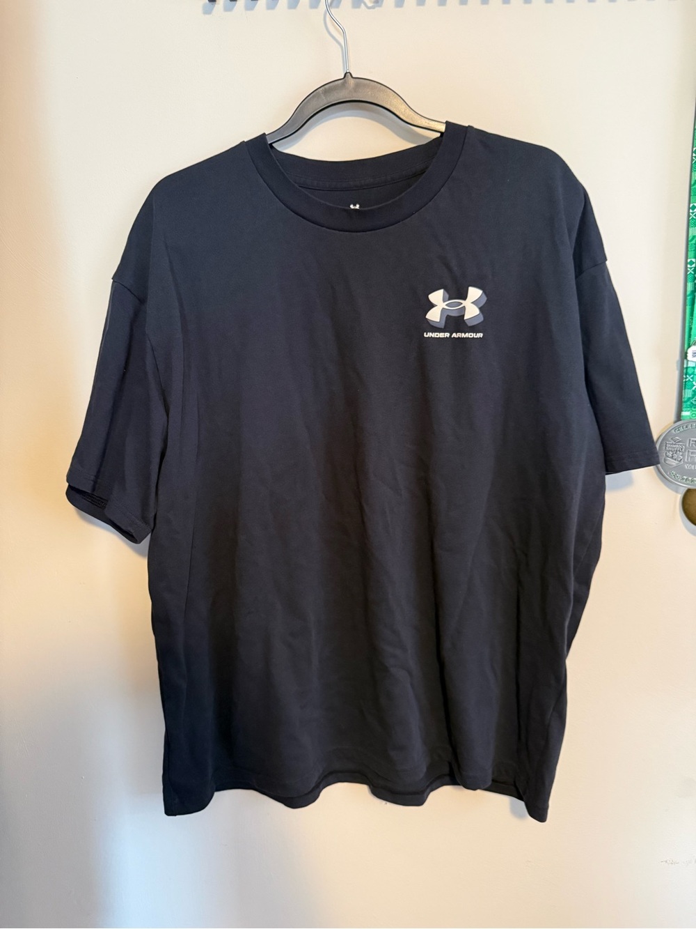 Under Armour Black Short-Sleeve Logo Tee
